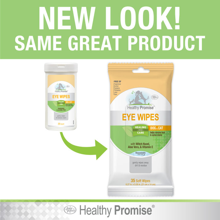 Four Paws Healthy Promise Pet Eye Wipes Eye Wipes, 1ea/35 ct