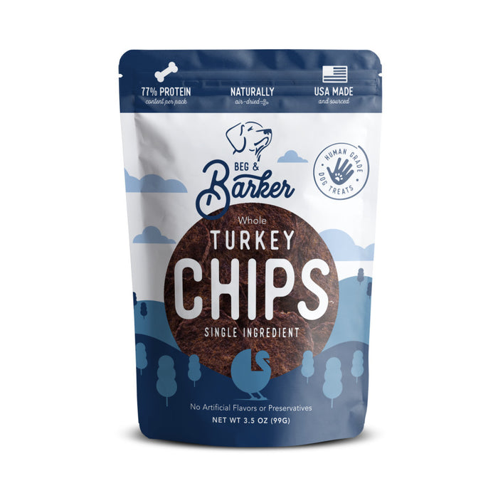 Beg & Barker Whole Turkey Chips Dog Treats 1ea/3.5 oz