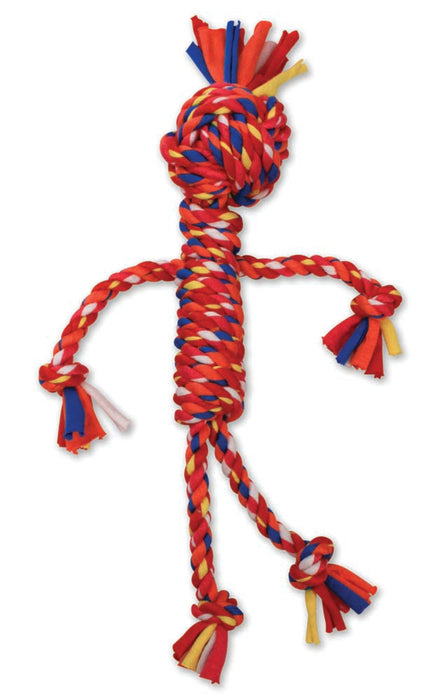 Mammoth Pet Products Cloth Dog Toy Rope Man Assorted, 1ea/SM