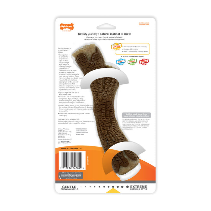 Nylabone Strong Chew Real Wood Dog Stick Toy 1ea/XL - 50+ lb