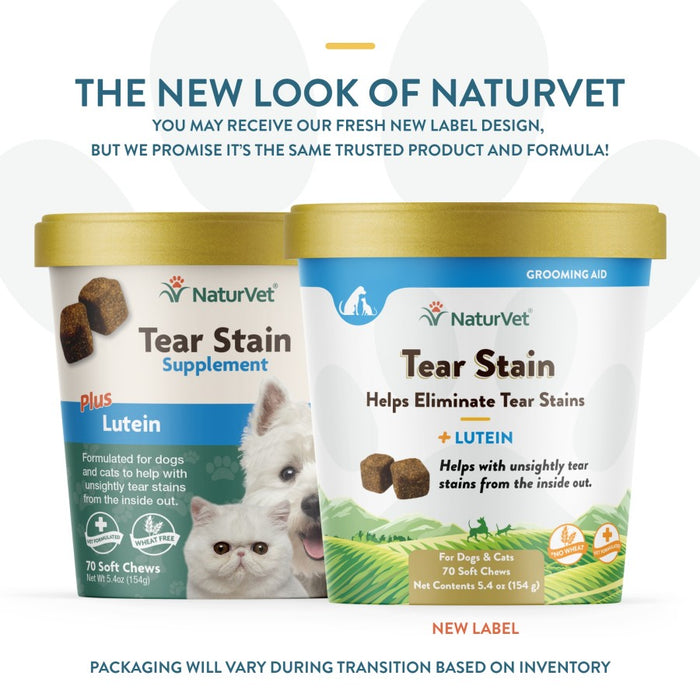 NaturVet Tear Stain Soft Chews 1ea/5.4 oz, 70 ct