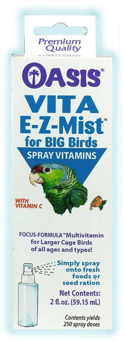 Oasis VITA E-Z-MIST Multivitamin Spray for Big Birds 1ea/2 fl oz