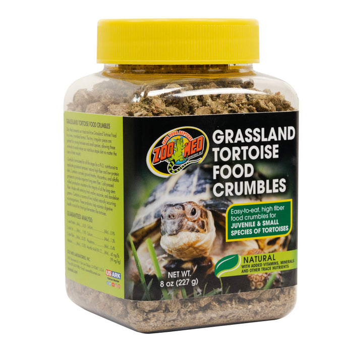 Zoo Med Grassland Tortoise Food Crumbles 1ea/8 oz