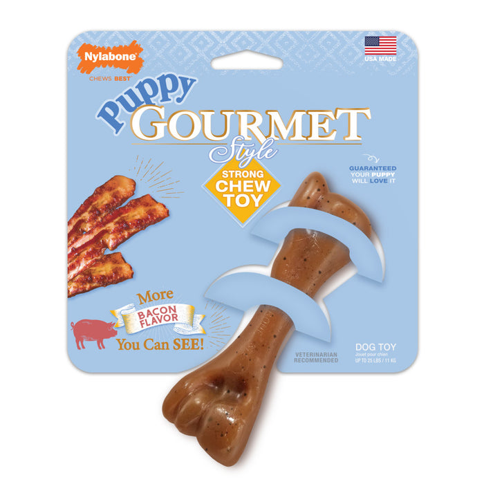 Nylabone Puppy Gourmet Style Strong Chew Toy 1ea/SMall - Up To 25 lb