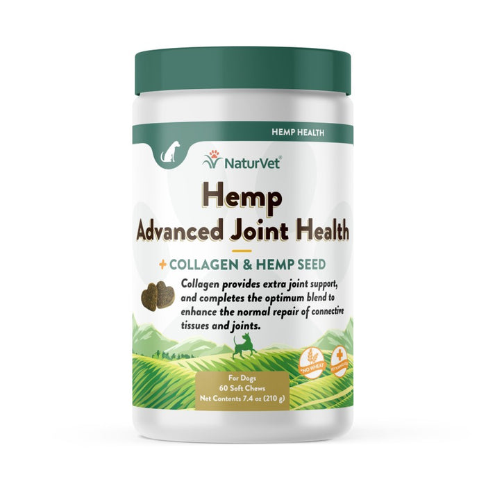 NaturVet Hemp Advanced Joint Health Soft Chews 1ea/60 ct