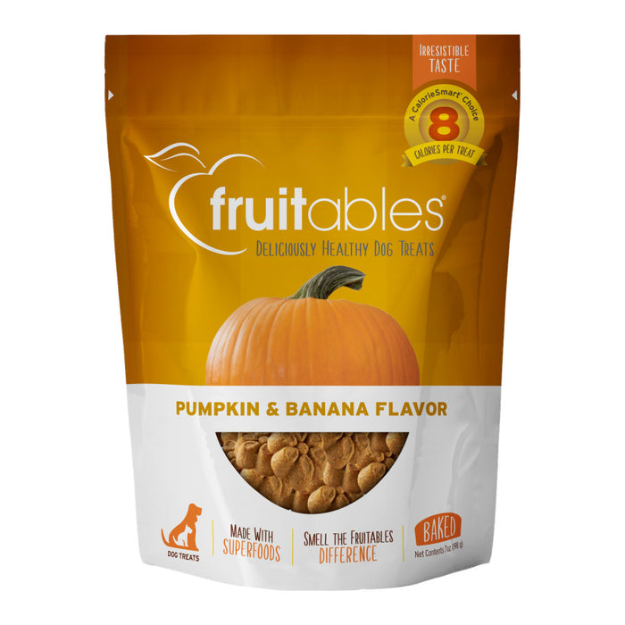 Fruitables Crunchy Baked Dog Treats Pumpkin Banana, 1ea/7 oz