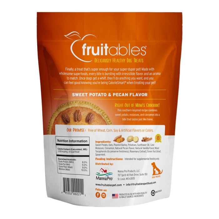 Fruitables Crunchy Baked Dog Treats Sweet Potato Pecan, 1ea/7 oz