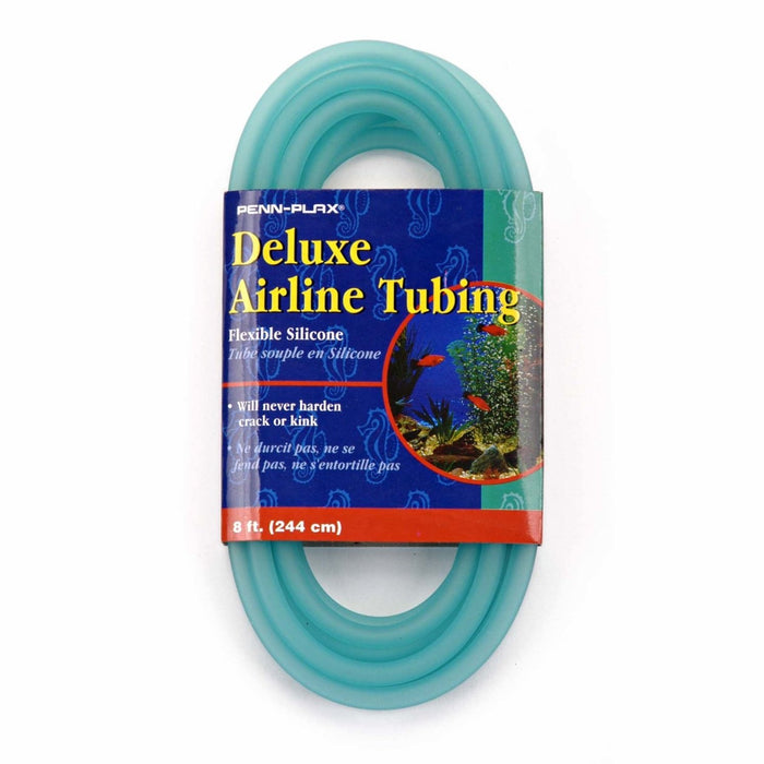 Penn-Plax Deluxe Silicone Airline Tubing Blue, 1ea/3/16 In X 8 ft