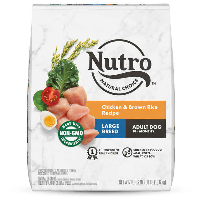 Nutro Products Natural Choice Large Breed Adult Dry Dog Food Chicken & Brown Rice, 1ea/30 lb