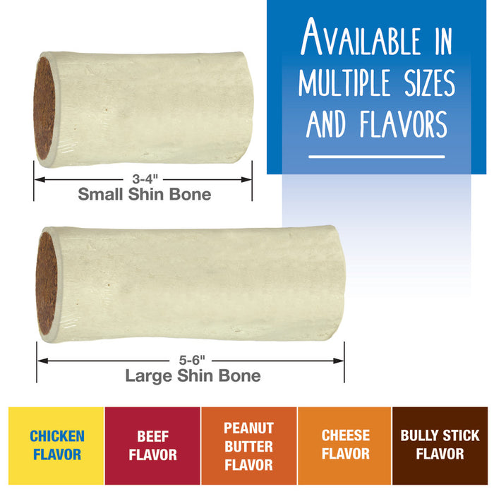 Cadet Stuffed Shin Bones Regular Stuffed Shin, Bull Stick, 1ea/Large (1 ct)