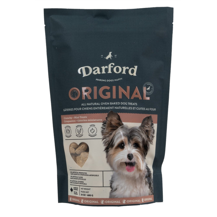 Darford Original Oven-Baked Crunchy Hearts Dog Treats 1ea/24 oz, SM