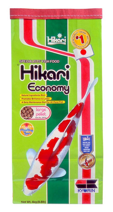 Hikari USA Economy Pellet Fish Food for Koi and Other Pond Fishes 1ea/8.8 lb, LG