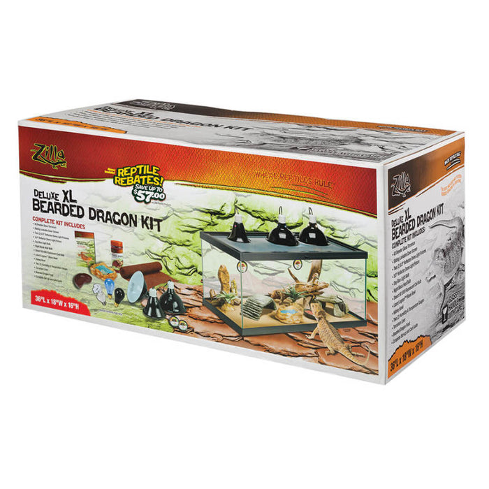 Zilla Deluxe Bearded Dragon Kits 1ea/40 Breeder