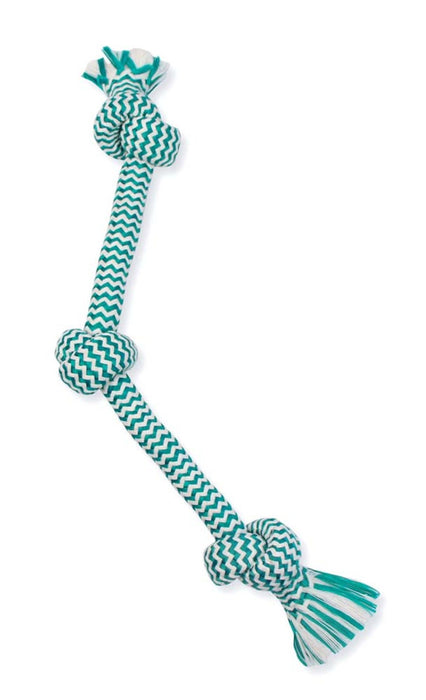 Mammoth Pet Products EXTRA FRESH 3 Knot Tug Toy Multi-Color, 1ea/20 in, MD