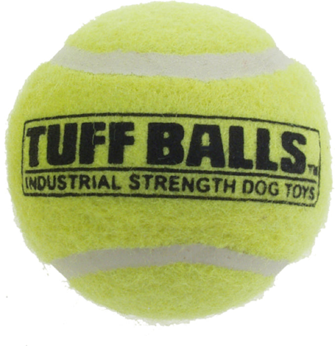 Petsport USA Tuff Ball Dog toy Yellow, 6ea/Bulk, 4 in