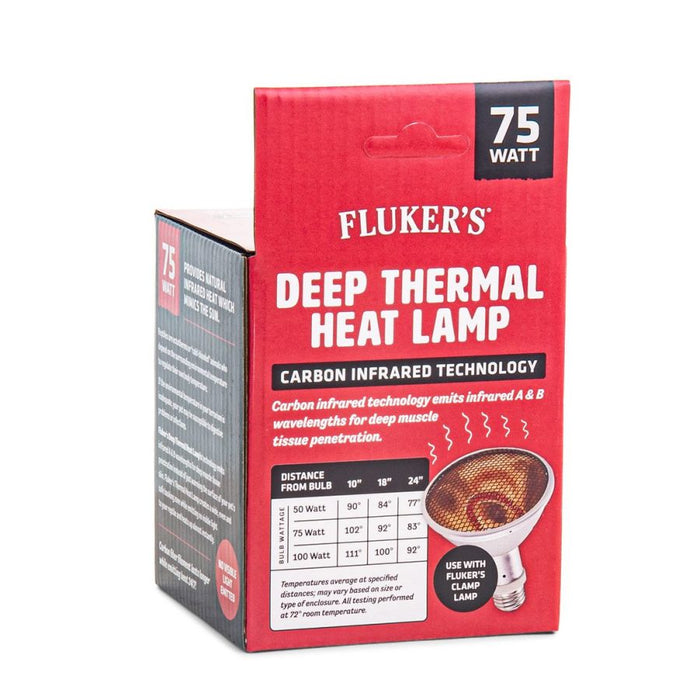 Fluker's Deep Thermal Heat Lamp 1ea/75 W