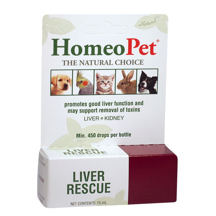 HomeoPet Liver Rescue 1ea/15 ml