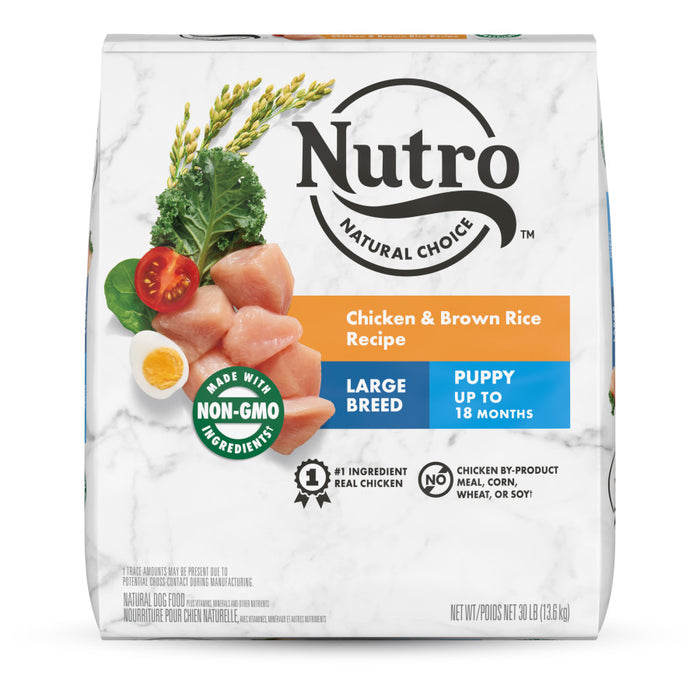 Nutro Products Natural Choice Large Breed Puppy Dry Dog Food Chicken & Brown Rice, 1ea/30 lb