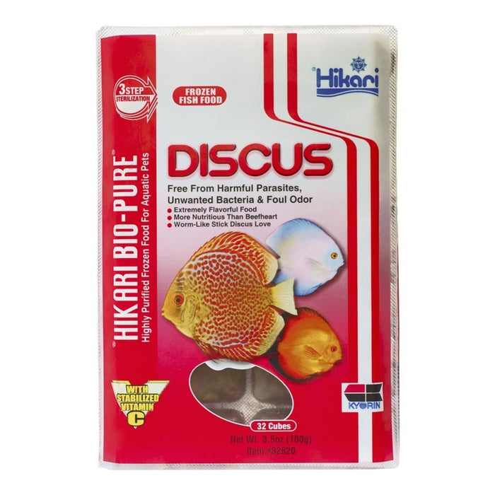 Hikari USA Discus Frozen Fish Food 1ea/3.5 oz, 32 ct