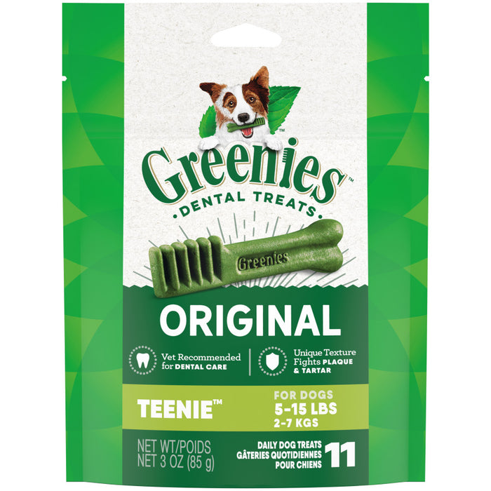 Greenies Dog Dental Treats Original, 1ea/3 oz, 11 ct, Teenie