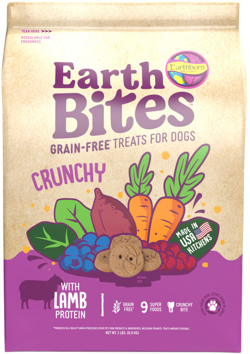 Earthborn Holistic EarthBites Crunchy Dog Treats Lamb & Pumpkin, 1ea/2 lb