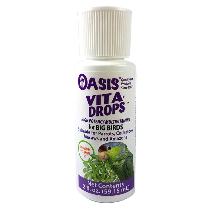 Oasis Vita Drops Multivitamin Supplement for Big Birds 1ea/2 fl oz