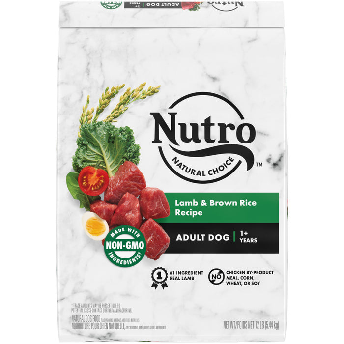 Nutro Products Natural Choice Adult Dry Dog Food Lamb & Brown Rice, 1ea/12 lb