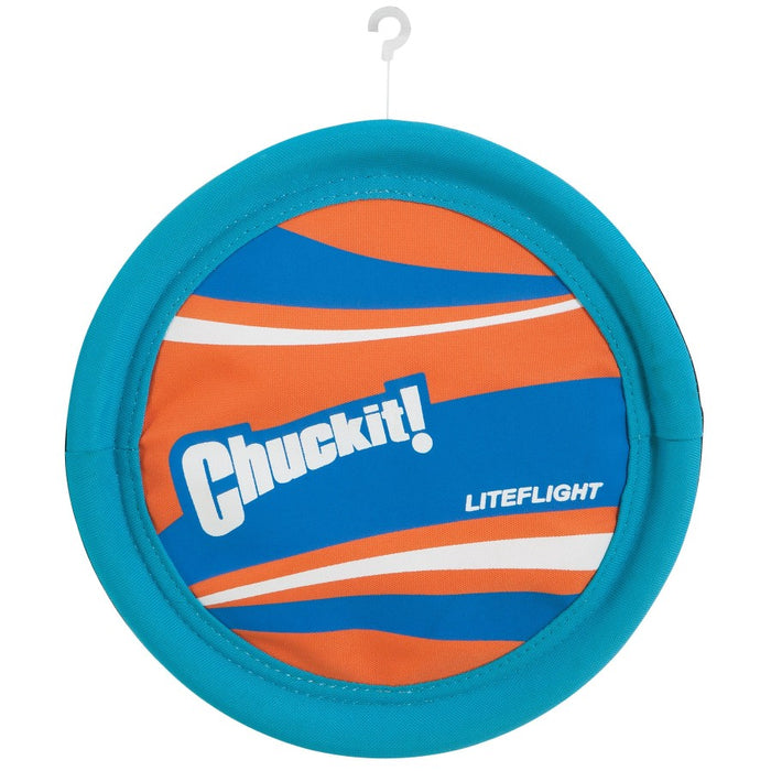 Chuckit! Lite Flight Disc Dog Toy Blue/Orange, 1ea/LG