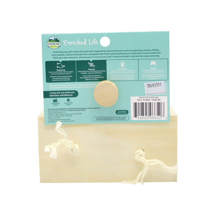 Oxbow Animal Health Enriched Life Pull 'n Seek Small Animal Toy 1ea/One Size