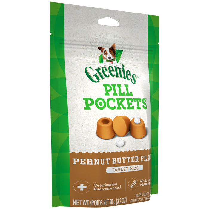 Greenies Pill Pockets for Tablets Peanut Butter, 1ea/30 ct, 3.2 oz