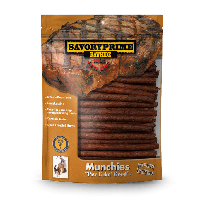 Savory Prime Munchie Sticks Dog Treat Beef, 1ea/5 in, 100 pk