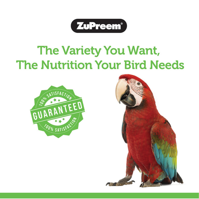 ZuPreem Natural Bird Food Large Parrots, 1ea/3 lb