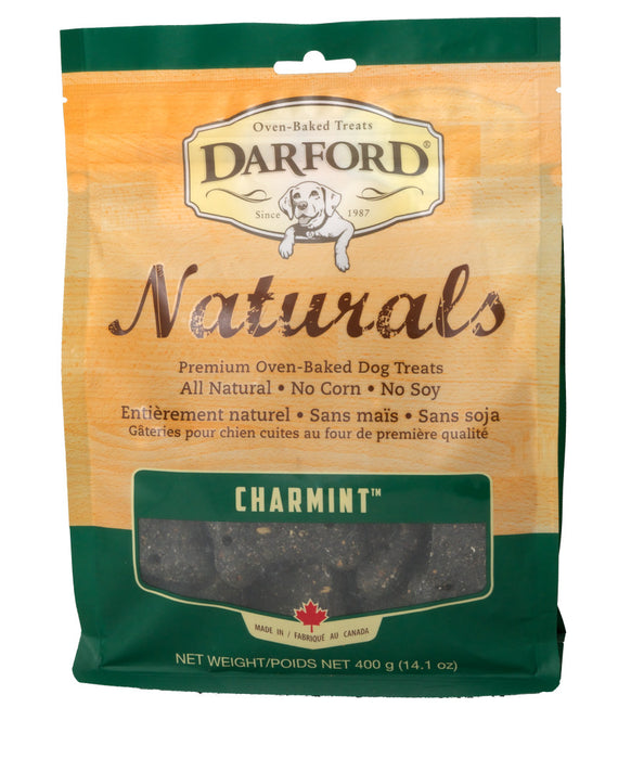 Darford Natural CharMint Biscuits Regular, Charmint, 1ea/14 oz