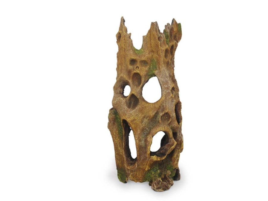 Weco Products Wecorama Sleepy Hollows Wicked Bark Terrarium Ornament Brown/Green, 1ea/LG