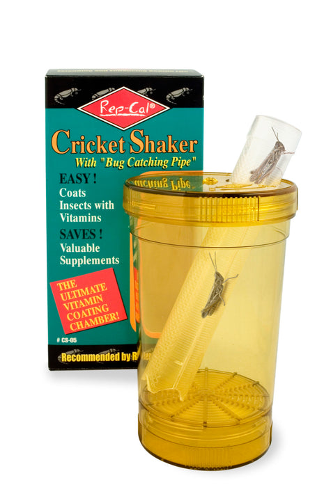 Rep-Cal Research Labs Cricket Shaker w/Bug Catching Pipe 1ea/One Size