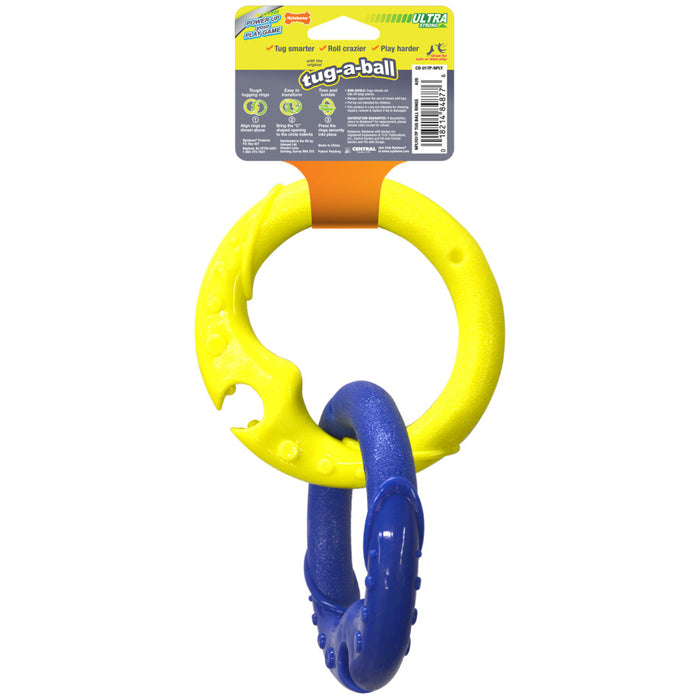 Nylabone Power Play Tug-a-Ball 2-in-1 Ball and Tug Toy for Dogs 1ea/Large