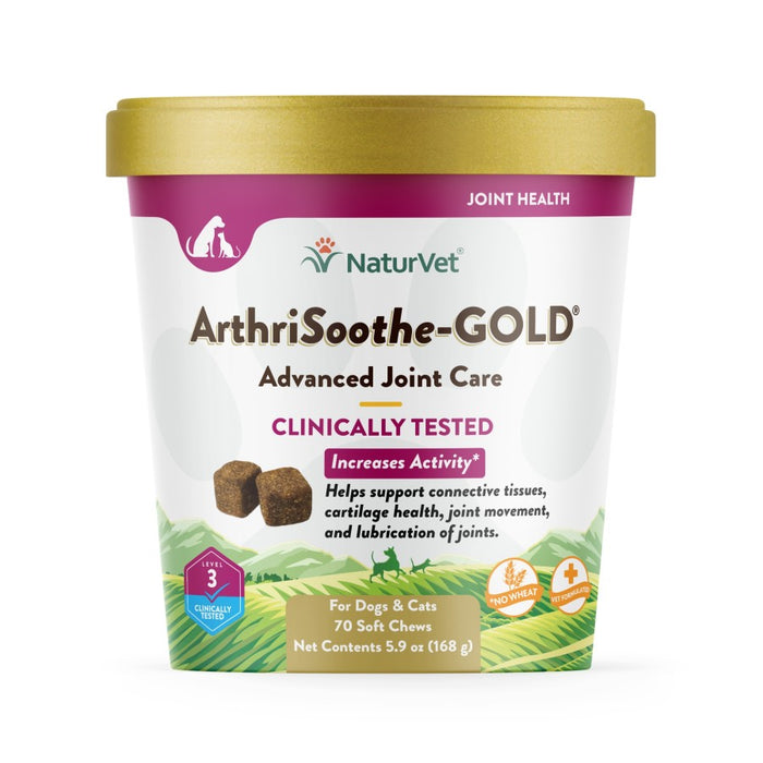 NaturVet ArthriSoothe Gold Level 3 Soft Chew 1ea/5.9 oz, 70 Chews