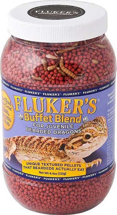 Fluker's Buffet Blend Juvenile Bearded Dragon Formula Freeze Dried Food 1ea/4.4 oz