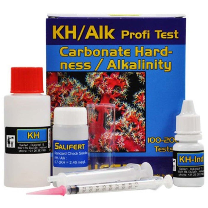 Salifert Carbonate Hardness & Alkalinity (KH/Alk) Profi-Test Kit 1ea/100 - 200 Tests