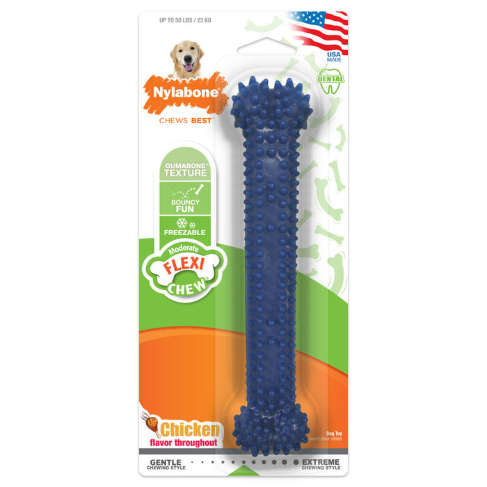 Nylabone Moderate Chew FlexiChew Dental Chew Toy 1ea/Large - Up To 50 lb