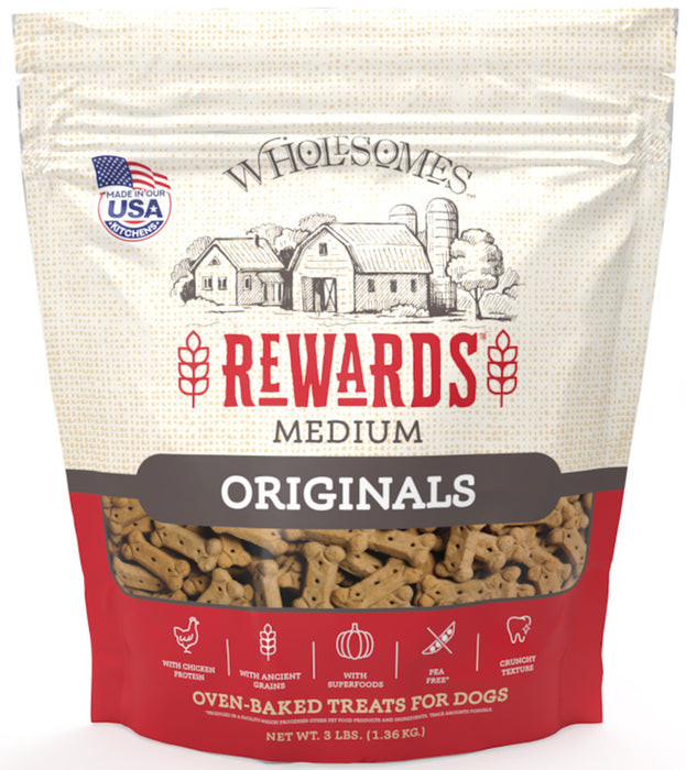 Wholesomes Classic Rewards Dog Treats Original, 1ea/MD, 3 lb