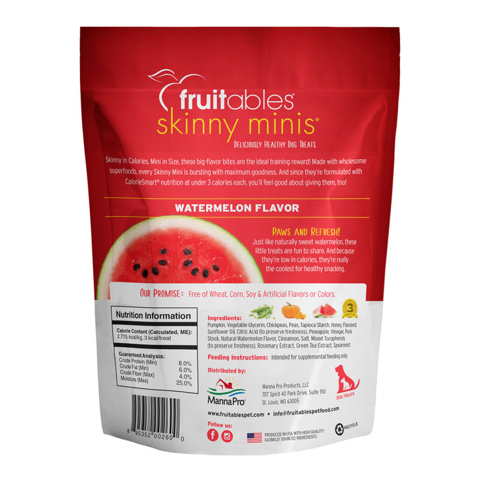 Fruitables Skinny Minis Soft Dog Treats Watermelon, 1ea/5 oz