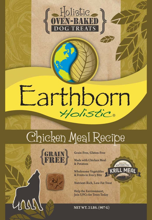 Earthborn Holistic Grain-Free Oven Baked Dog Treats Chicken, 1ea/2 lb