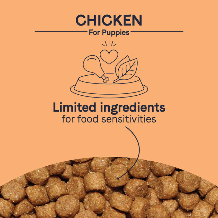 CANIDAE PURE Goodness Grain-Free LID Dry Puppy Food Chicken, Lentil & Whole Egg, 1ea/22 lb