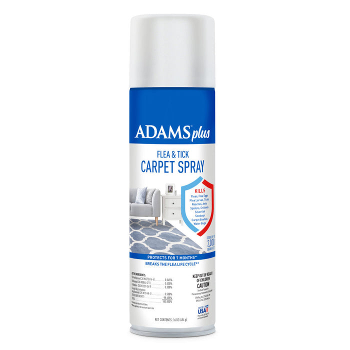 Adams Plus Flea & Tick Carpet Spray, For Indoor Use 1ea/16 oz