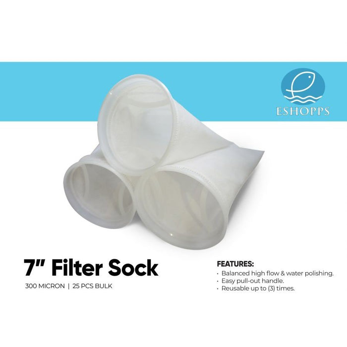 Eshopps Ring Micron Filter White, 1ea/7 in, 25 pk