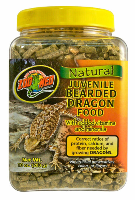 Zoo Med Natural Juvenile Bearded Dragon Dry Food 1ea/10 oz