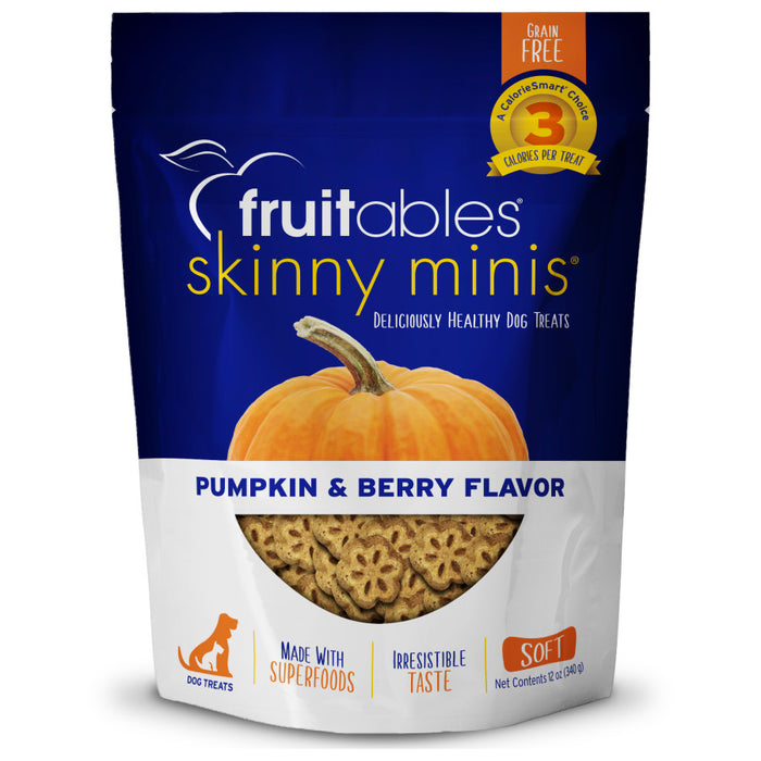 Fruitables Skinny Minis Soft Dog Treats Pumpkin & Berry, 1ea/12 oz