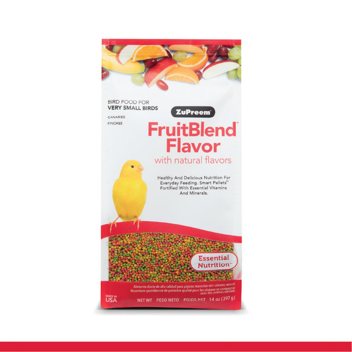 ZuPreem FruitBlend Bird Food Very Small Birds, 1ea/0.875 lb