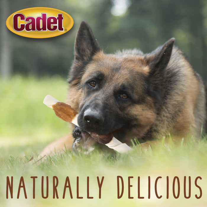 Cadet Gourmet Beef Hide Shish Kabob Dog Treats Chicken & Sweet Potato, 1ea/XL 10 in (4 ct)